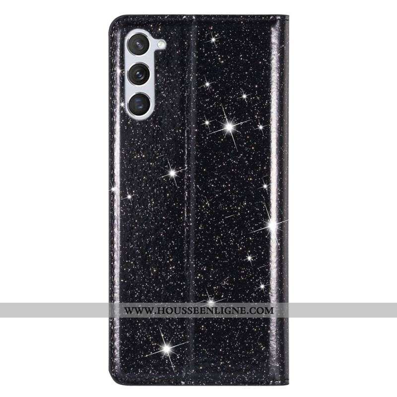 Flip Cover Samsung Galaxy S23 5G Style Paillettes