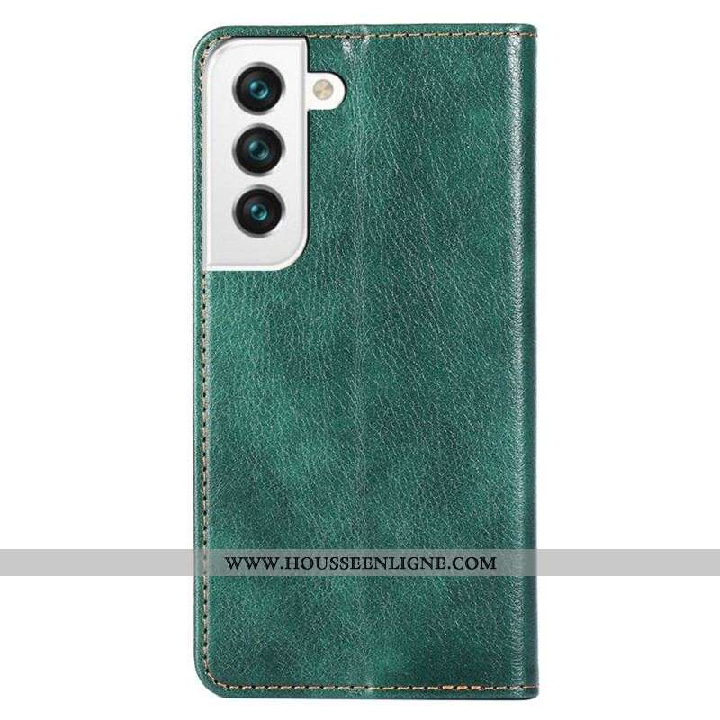 Flip Cover Samsung Galaxy S23 Plus 5G Simili Cuir Coutures