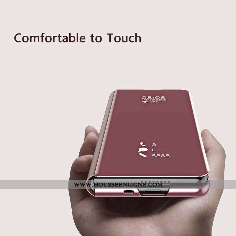 Flip Cover Samsung Galaxy Z Fold 3 5G Couverture Miroir