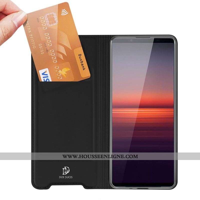 Flip Cover Sony Xperia 1 IV Skin Pro Series Dux Ducis