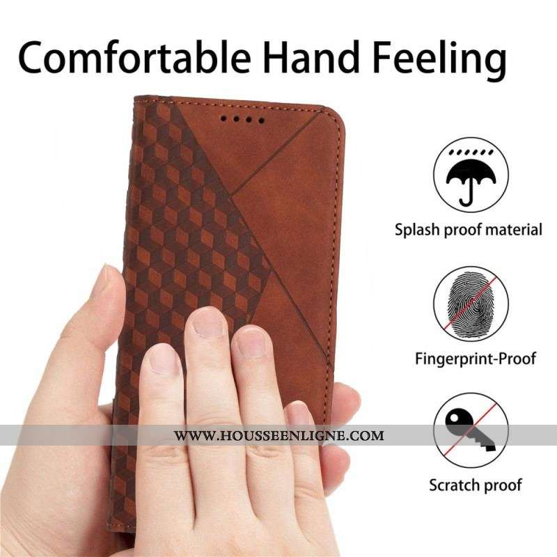 Flip Cover Sony Xperia 1 IV Style Cuir Motif 3D