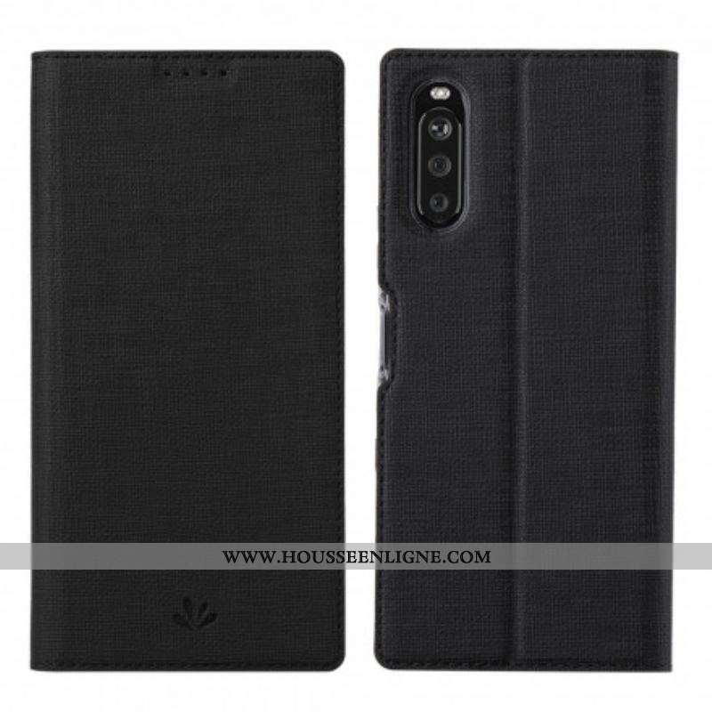 Flip Cover Sony Xperia 10 III Texturée VILI DMX