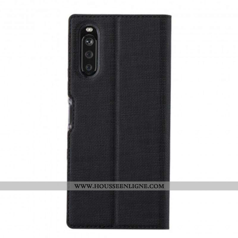 Flip Cover Sony Xperia 10 III Texturée VILI DMX