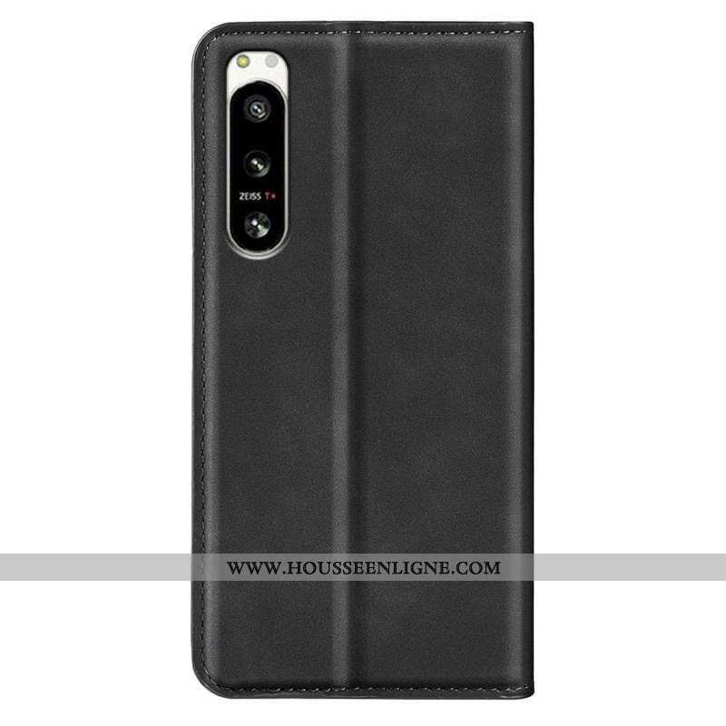 Flip Cover Sony Xperia 5 IV Style Cuir