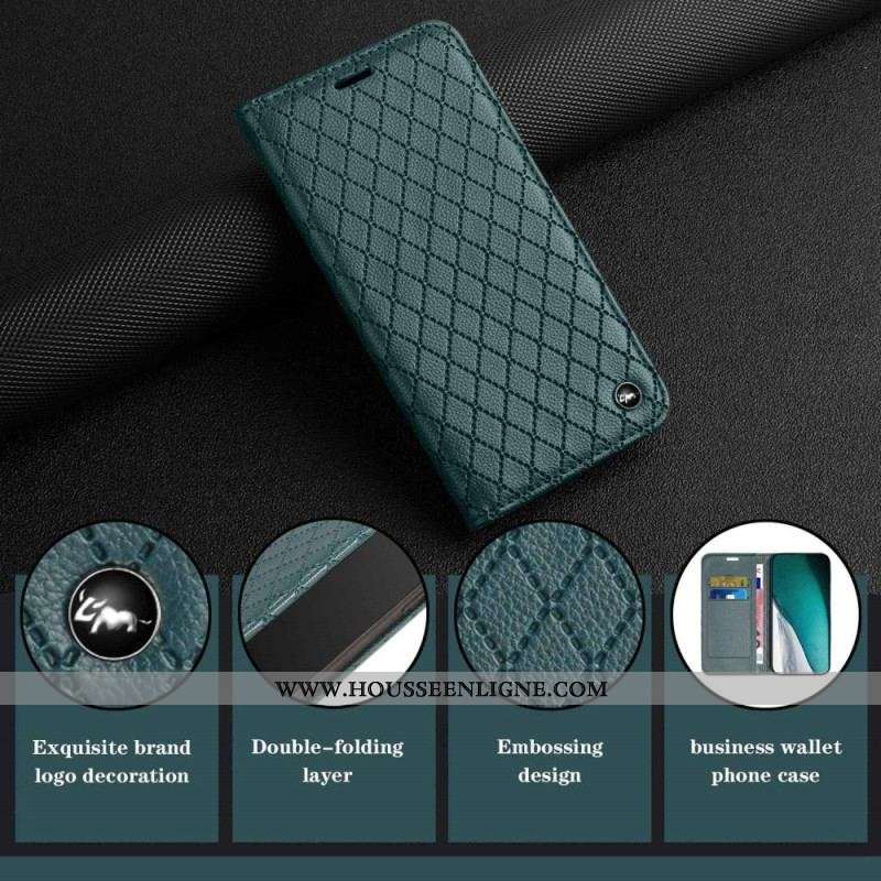 Flip Cover Xiaomi 12 Lite Losanges RFID