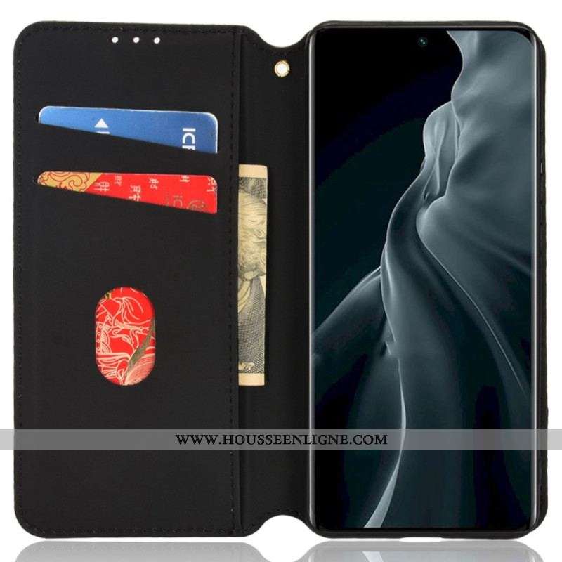 Flip Cover Xiaomi 12 Lite Texture 3D