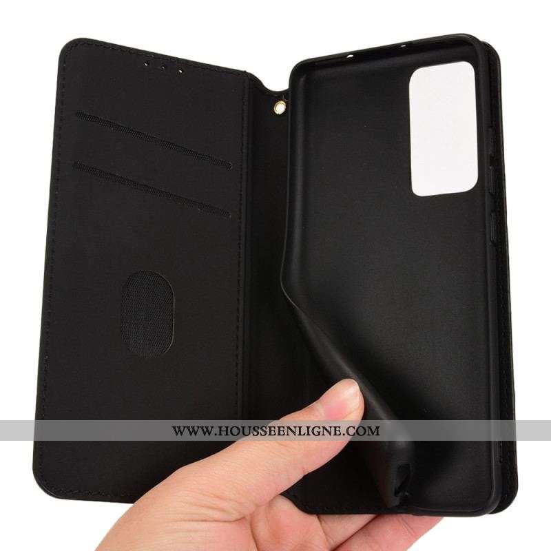 Flip Cover Xiaomi 12 Lite Texture 3D