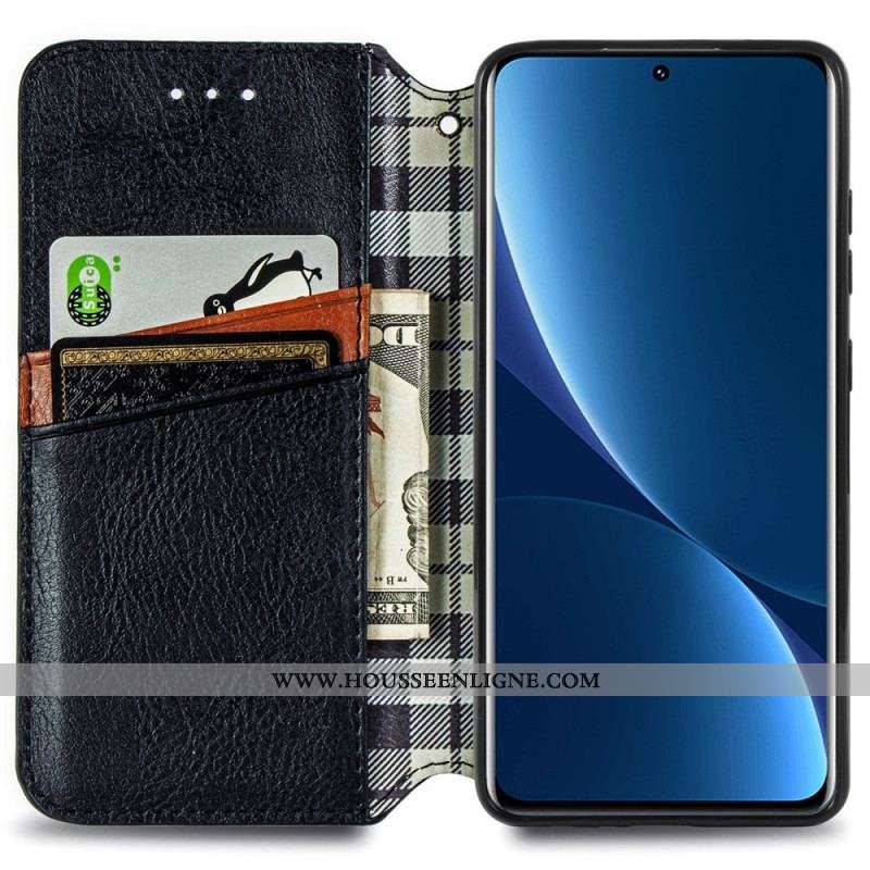 Flip Cover Xiaomi 12 Pro Motif 3D