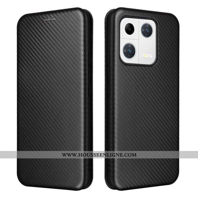 Flip Cover Xiaomi 13 Pro Fibre Carbone