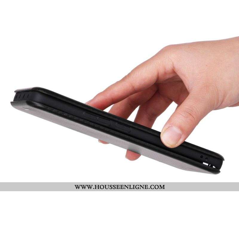 Flip Cover Xiaomi 13 Pro Fibre Carbone