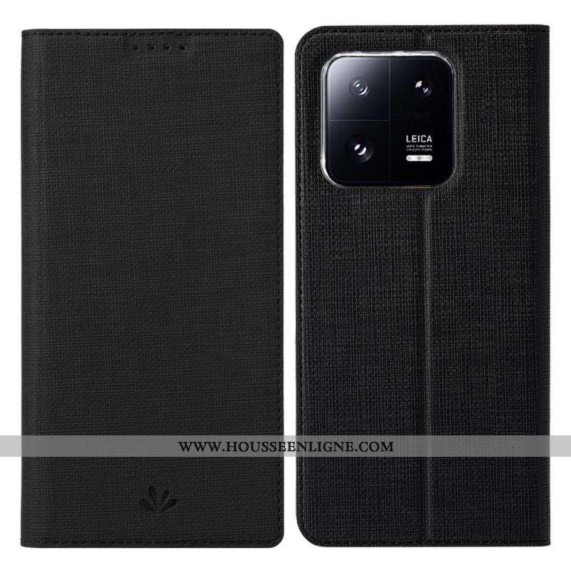 Flip Cover Xiaomi 13 Pro Texture Tissu VILI