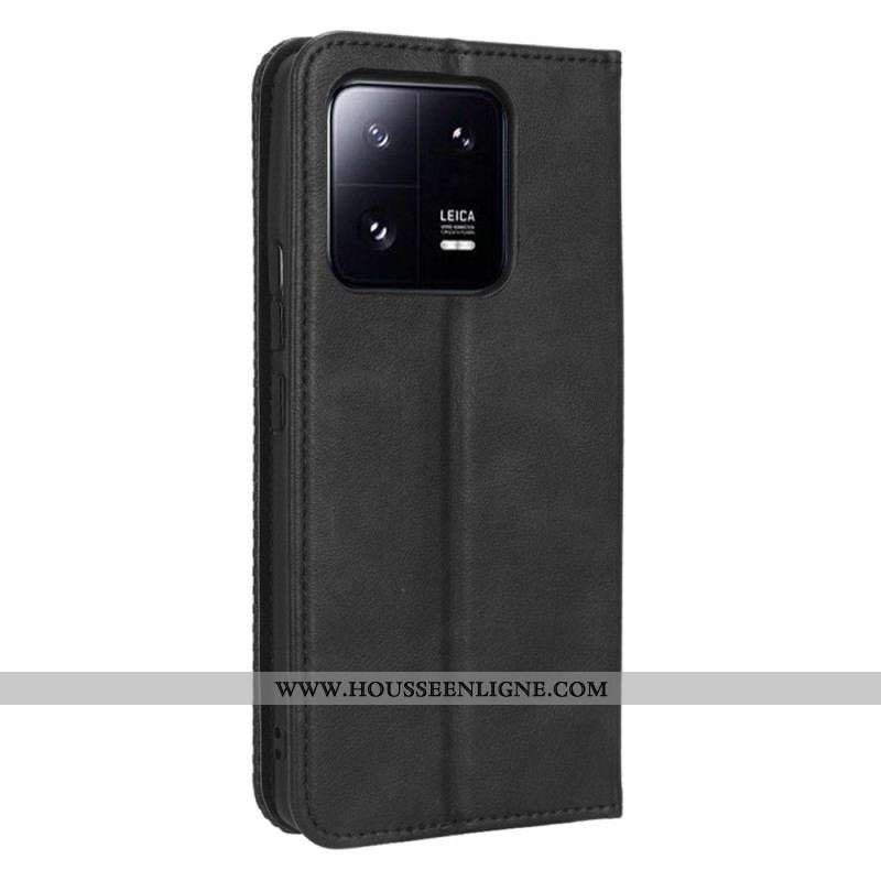 Flip Cover Xiaomi 13 Style Cuir Vintage