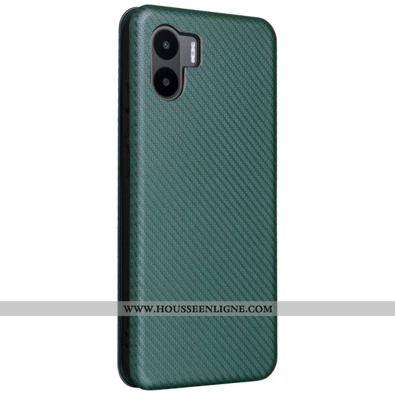 Flip Cover Xiaomi Redmi A1 Fibre Carbone