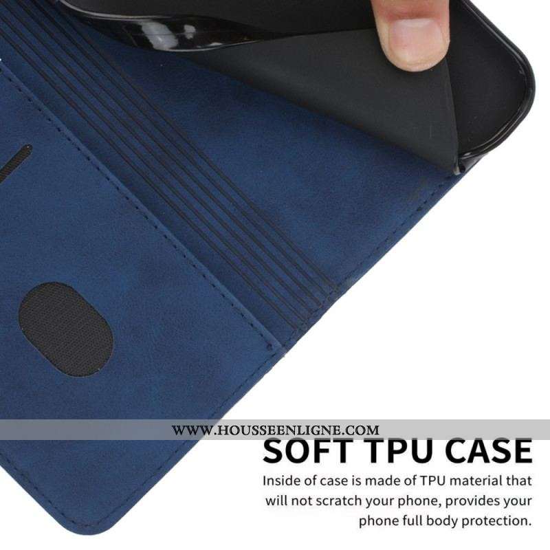 Flip Cover Xiaomi Redmi A1 Skin-Touch style Cubique