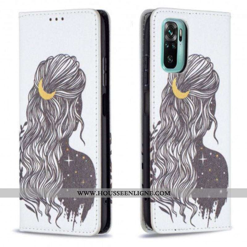 Flip Cover Xiaomi Redmi Note 10/10S/Poco M5s Jolie Chevelure