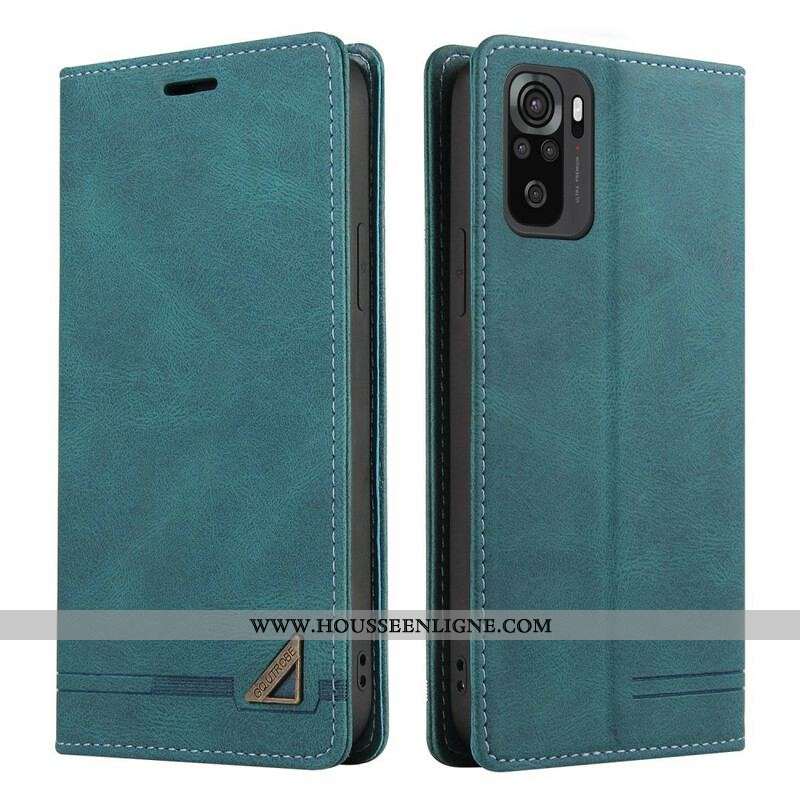 Flip Cover Xiaomi Redmi Note 10/10S/Poco M5s Simili Cuir GQ.UTROBE