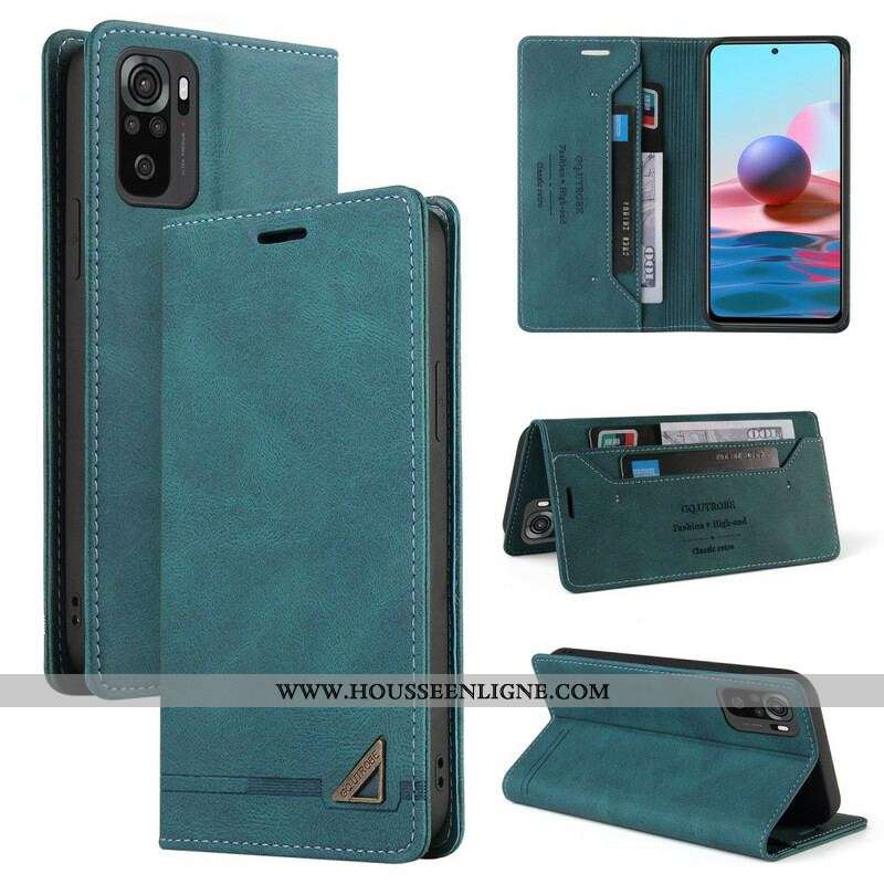 Flip Cover Xiaomi Redmi Note 10/10S/Poco M5s Simili Cuir GQ.UTROBE