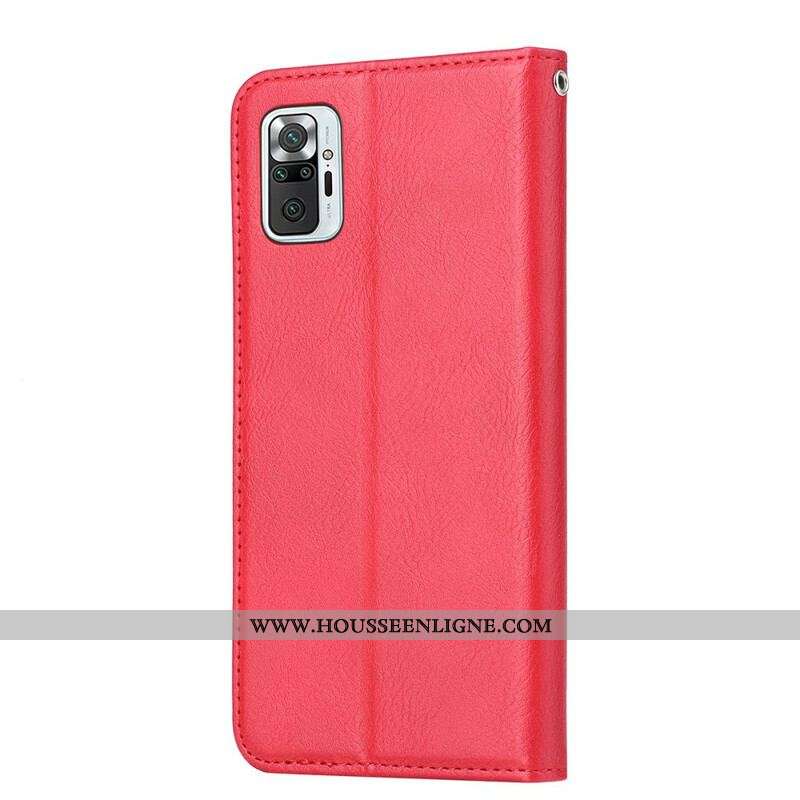 Flip Cover Xiaomi Redmi Note 10/10S/Poco M5s Simili Cuir Porte-Cartes