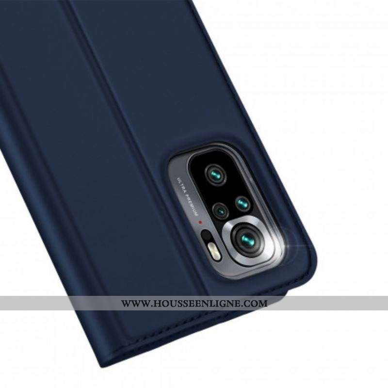 Flip Cover Xiaomi Redmi Note 10/10S/Poco M5s Skin Pro DUX DUCIS