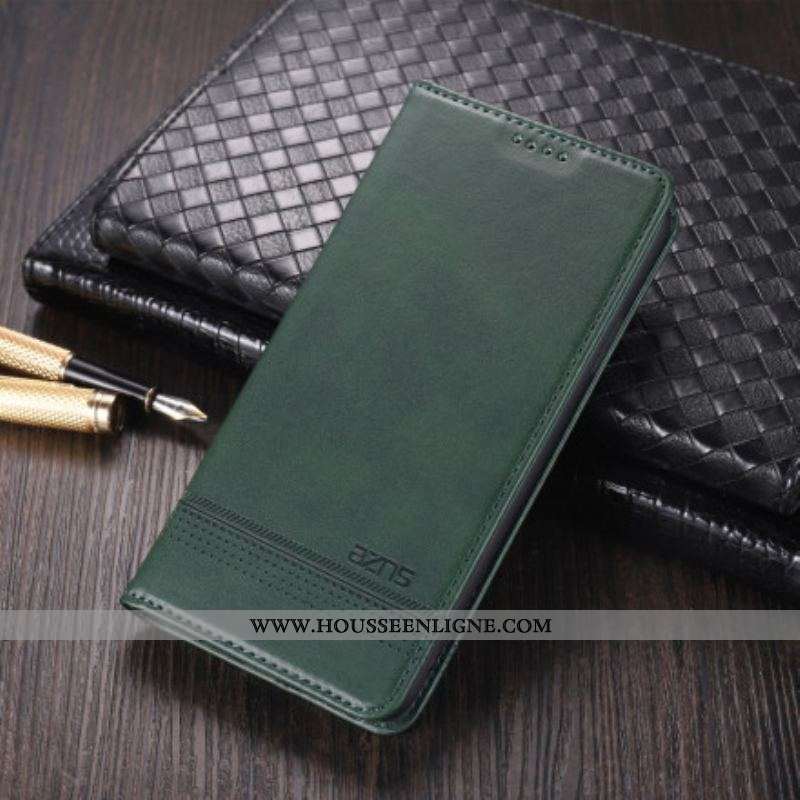 Flip Cover Xiaomi Redmi Note 10/10S/Poco M5s Style Cuir AZNS