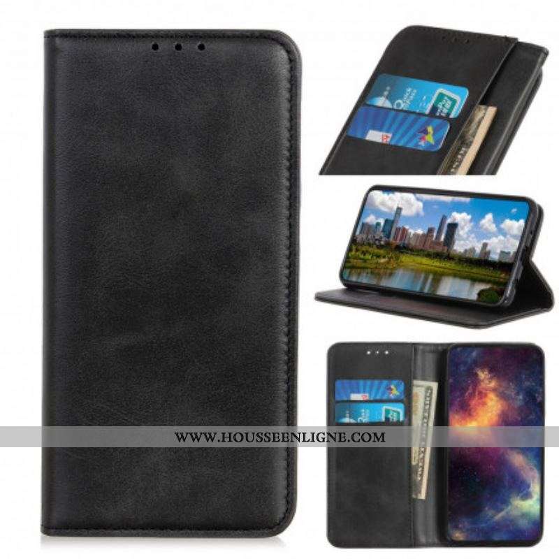 Flip Cover Xiaomi Redmi Note 10 5G / Poco M3 Pro 5G Cuir Fendu