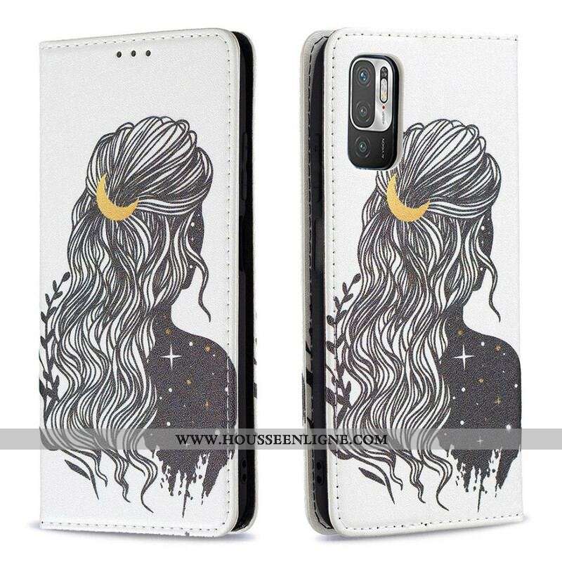 Flip Cover Xiaomi Redmi Note 10 5G / Poco M3 Pro 5G Jolie Chevelure