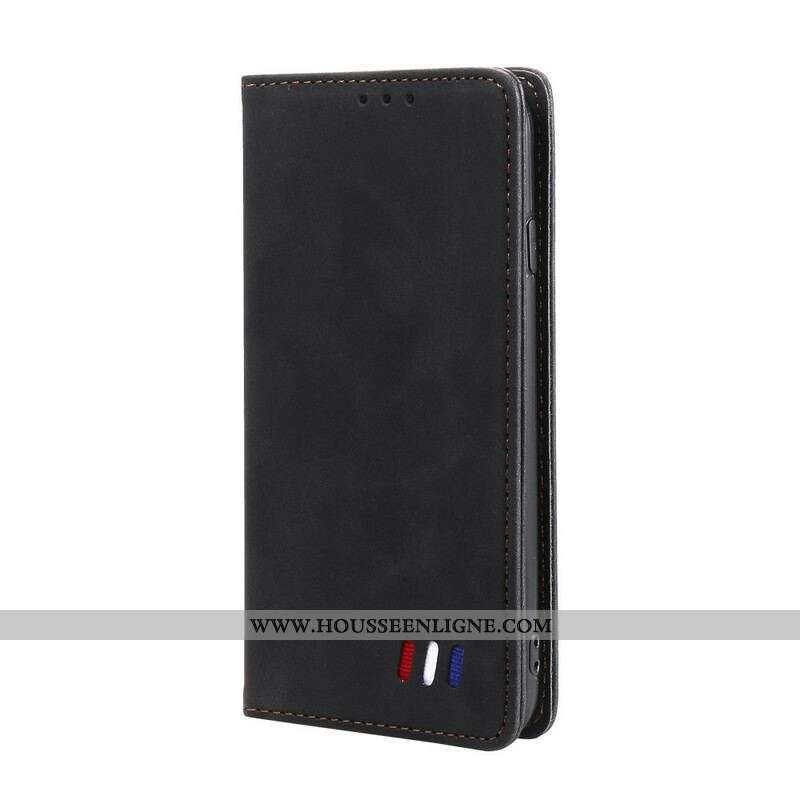 Flip Cover Xiaomi Redmi Note 10 5G / Poco M3 Pro 5G Style Cuir Tricolore