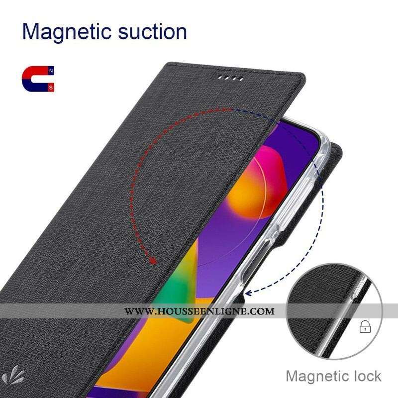 Flip Cover Xiaomi Redmi Note 10 5G / Poco M3 Pro 5G Texturée VILI DMX