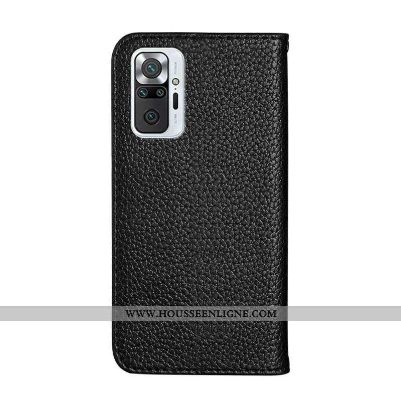 Flip Cover Xiaomi Redmi Note 10 Pro Simili Cuir Litchi Ultra Chic