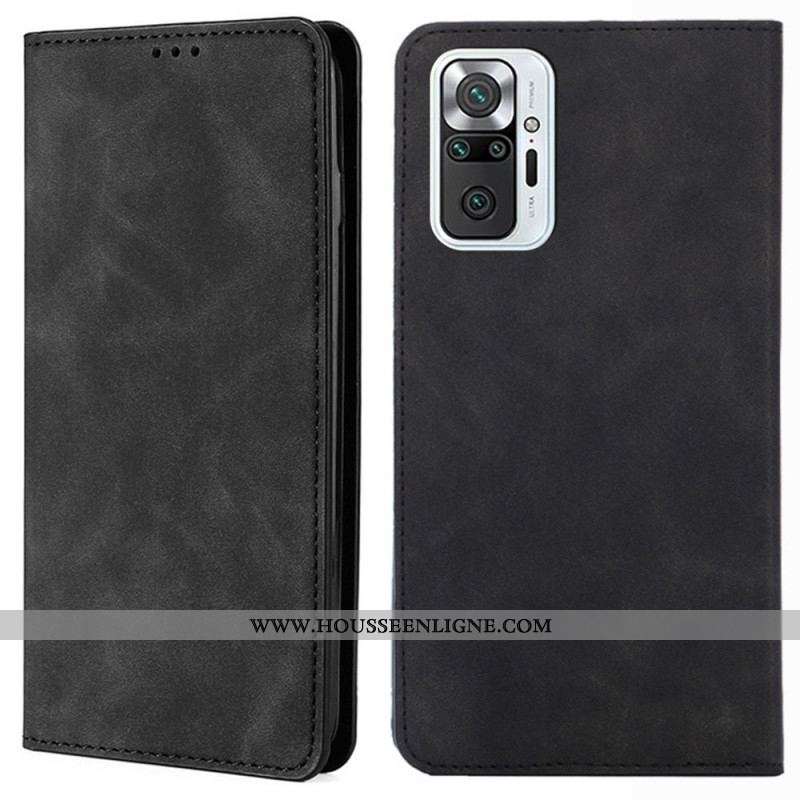 Flip Cover Xiaomi Redmi Note 10 Pro Skin-Touch Classique