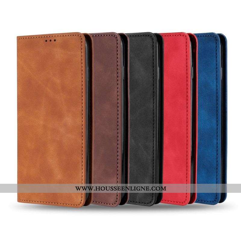 Flip Cover Xiaomi Redmi Note 10 Pro Skin-Touch Classique