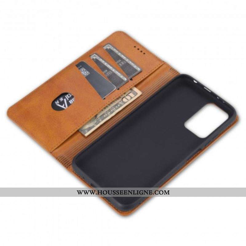 Flip Cover Xiaomi Redmi Note 10 Pro Style Cuir AZNS