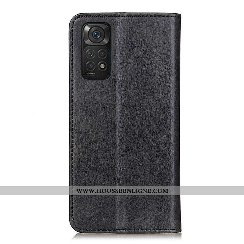 Flip Cover Xiaomi Redmi Note 11 / 11s Cuir Fendu Élégance