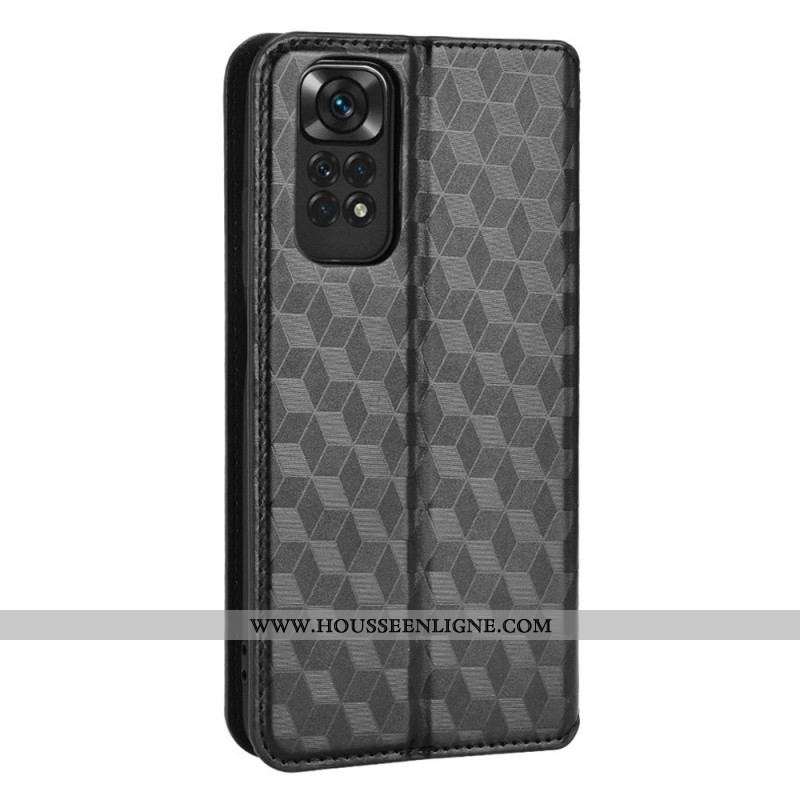 Flip Cover Xiaomi Redmi Note 11 / 11s Effet Cuir Diamant 3D