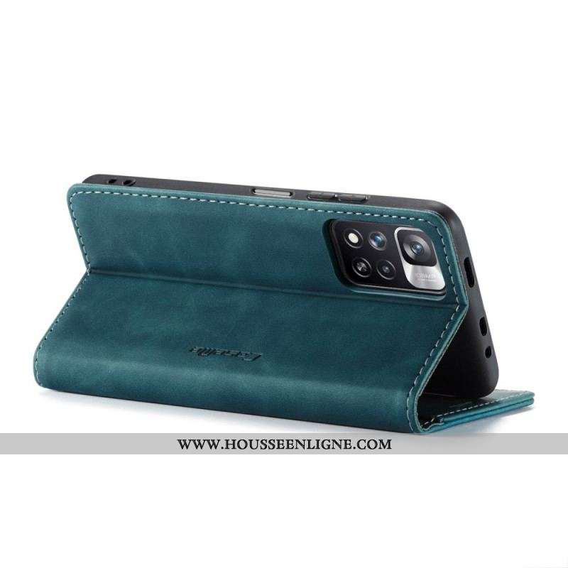 Flip Cover Xiaomi Redmi Note 11 Pro Plus 5G CASEME Simili Cuir