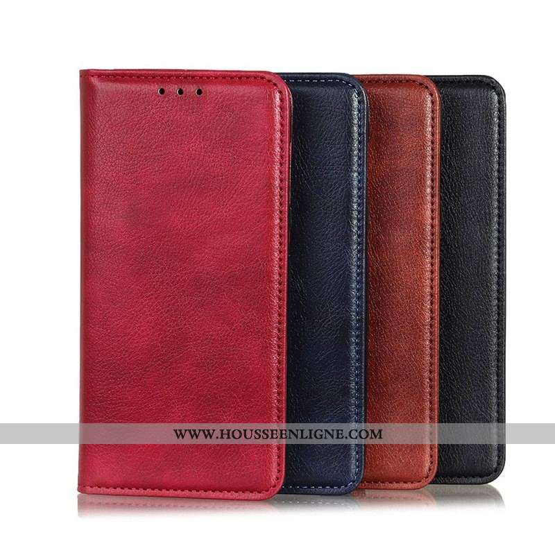 Flip Cover Xiaomi Redmi Note 11 Pro Plus 5G Cuir Fendu Mat