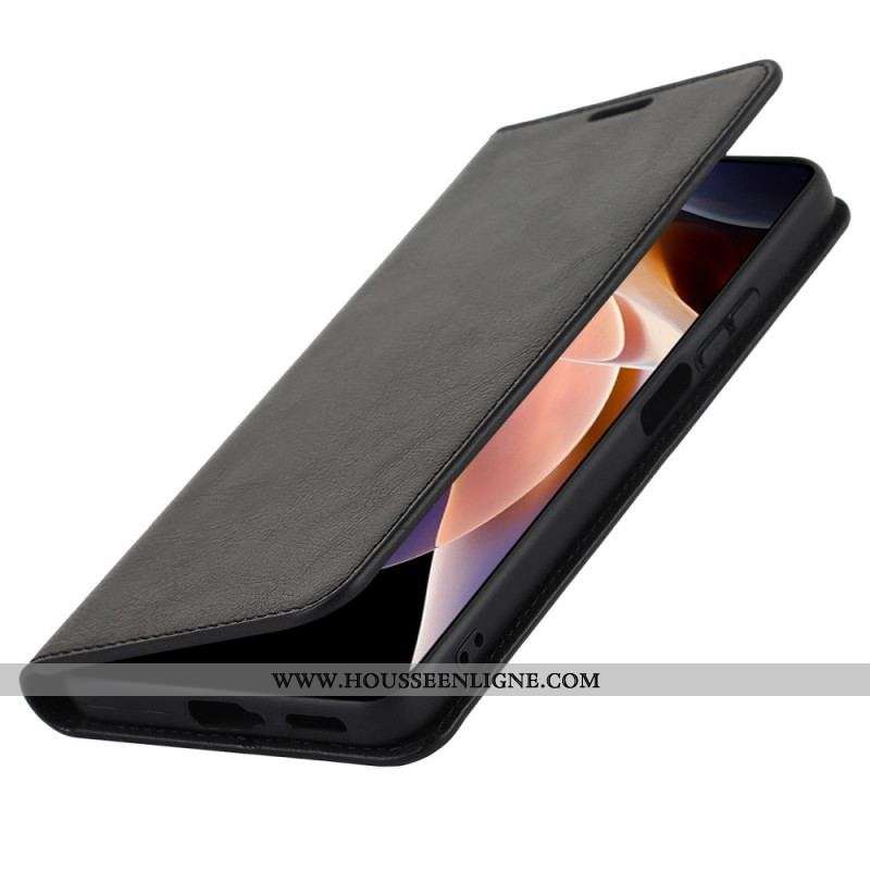 Flip Cover Xiaomi Redmi Note 11 Pro Plus 5G Cuir Véritable