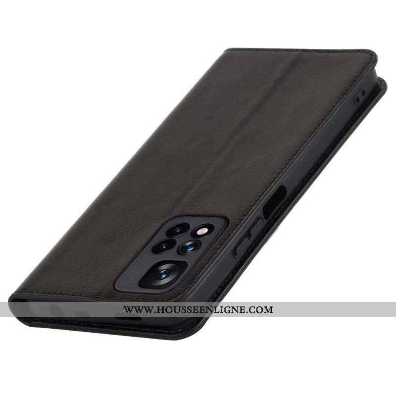 Flip Cover Xiaomi Redmi Note 11 Pro Plus 5G Cuir Véritable