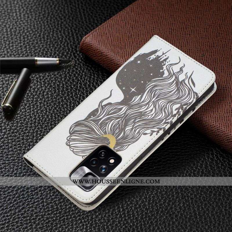 Flip Cover Xiaomi Redmi Note 11 Pro Plus 5G Jolie Chevelure