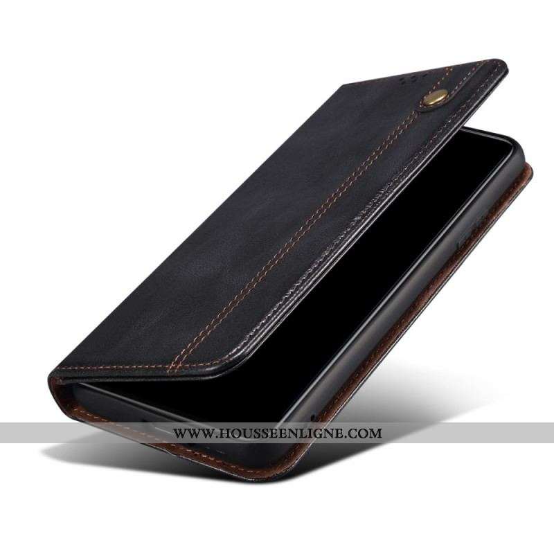 Flip Cover Xiaomi Redmi Note 11 Pro Plus 5G Simili Cuir Ciré