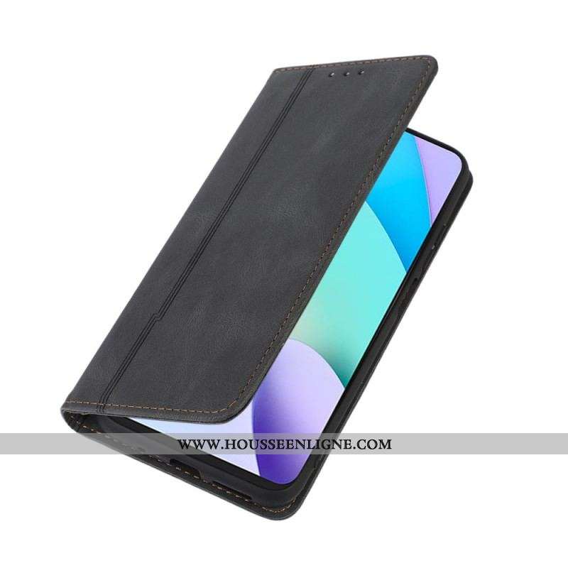 Flip Cover Xiaomi Redmi Note 11 Pro Plus 5G Style Cuir Ligne