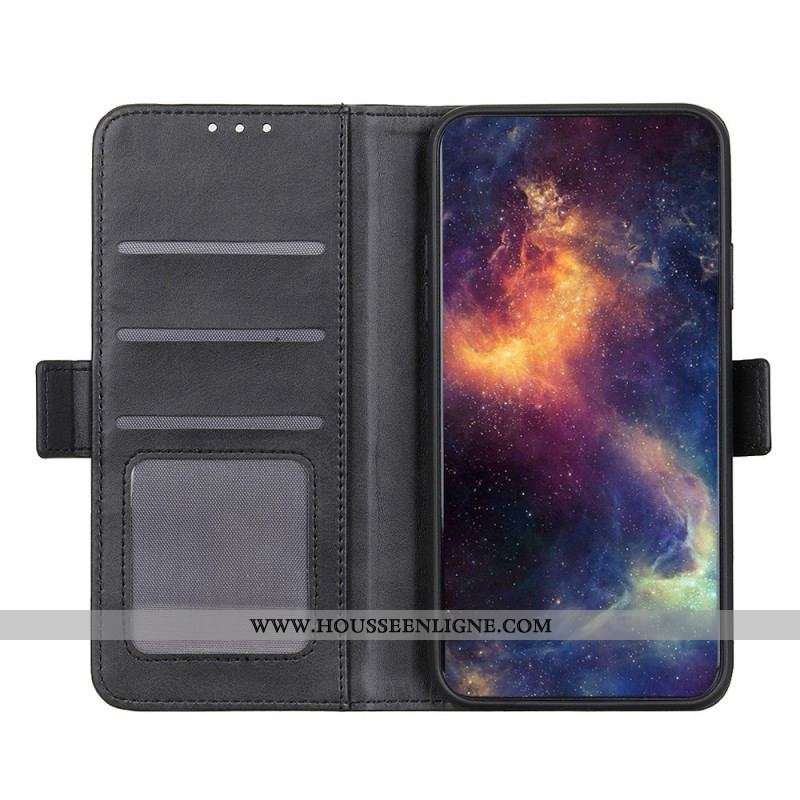 Flip Cover Xiaomi Redmi Note 12 4G Cuir Fendu Élégance