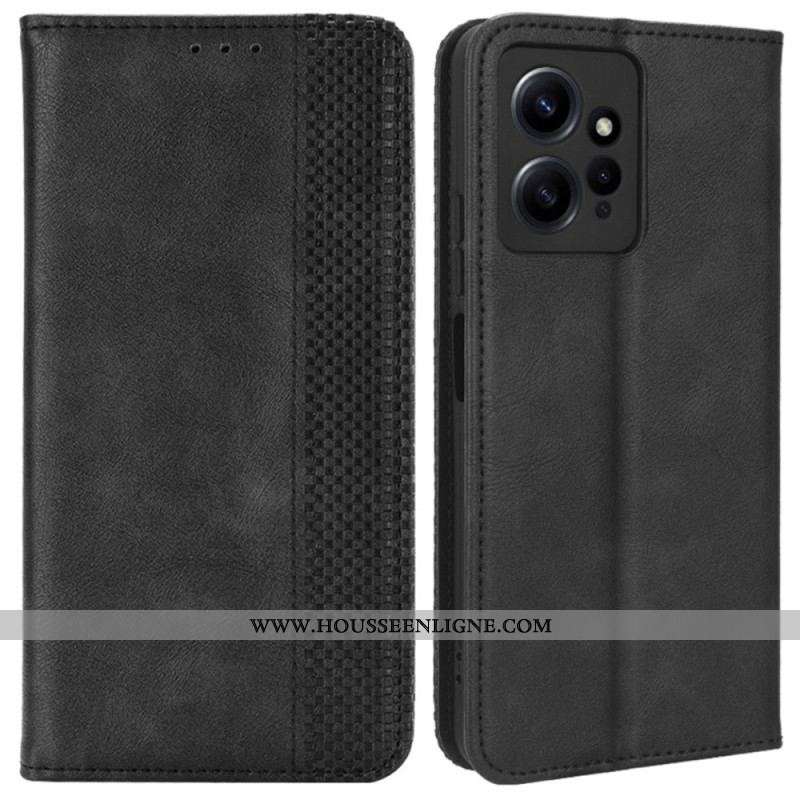 Flip Cover Xiaomi Redmi Note 12 4G Style Cuir Stylisé