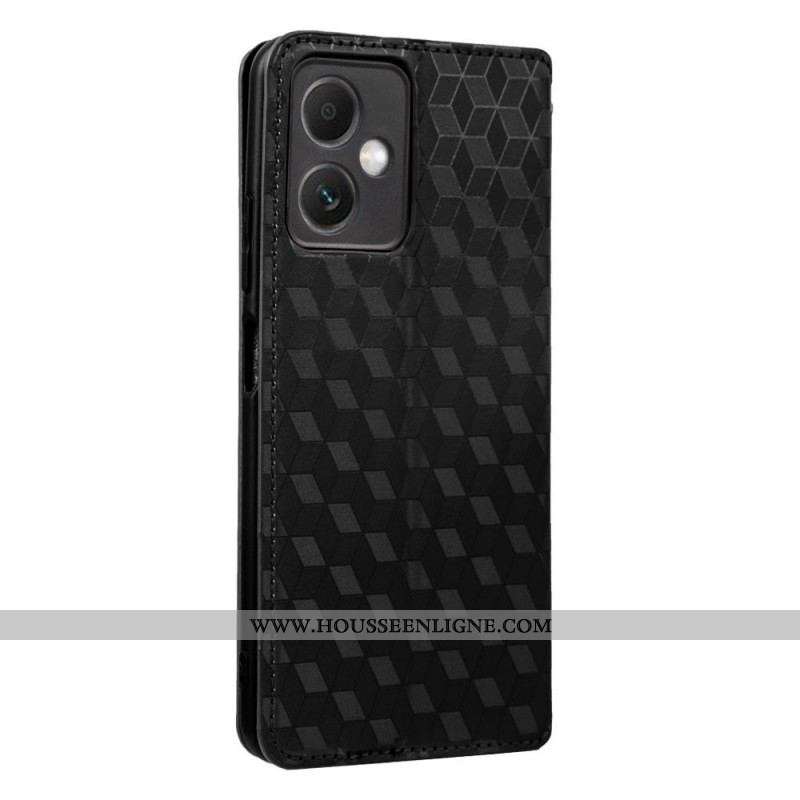 Flip Cover Xiaomi Redmi Note 12/Poco X5 5G Motif 3D