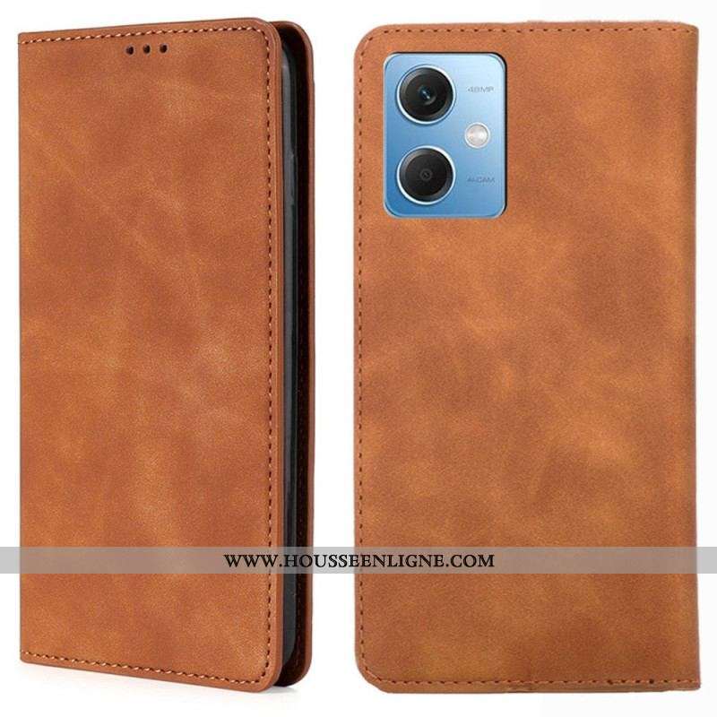 Flip Cover Xiaomi Redmi Note 12/Poco X5 5G Série Vintage