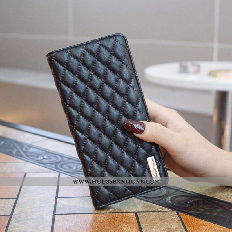 Flip Cover Xiaomi Redmi Note 12 Pro/Poco X5 Pro 5G Matelassée BINFEN COLOR