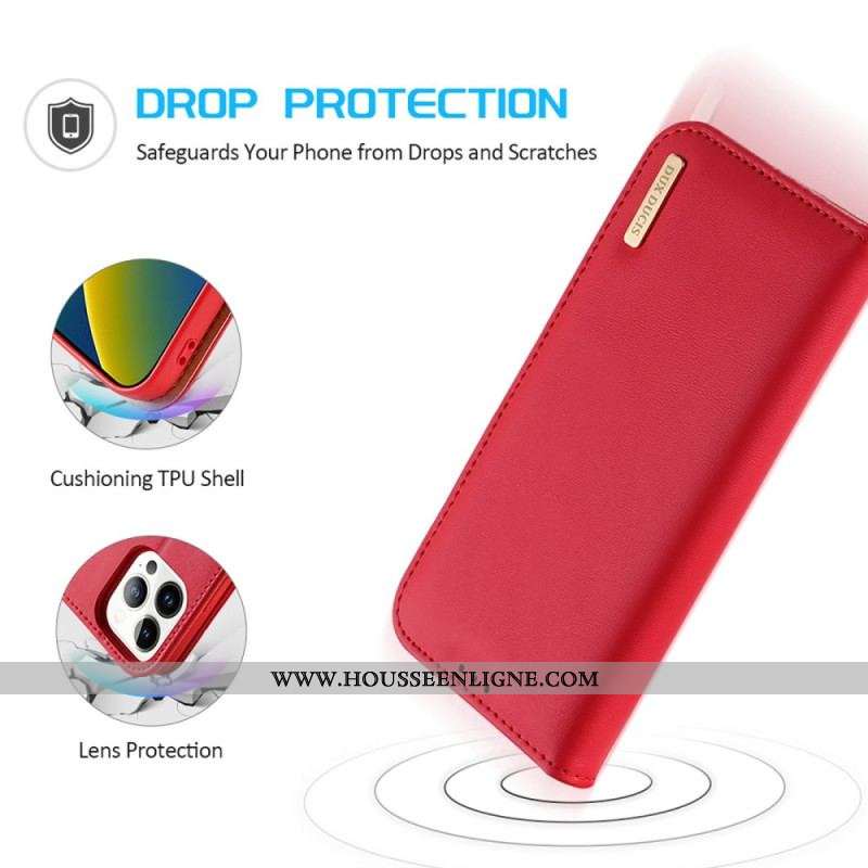 Flip Cover iPhone 14 Pro Hivo Series DUX DUCIS