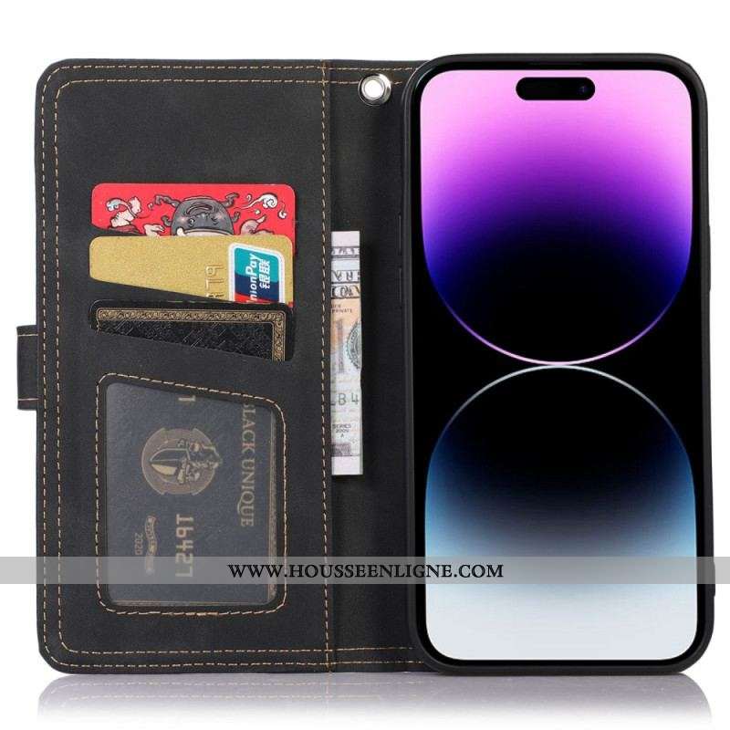 Flip Cover iPhone 14 Pro Max Pochette Frontale Miroir