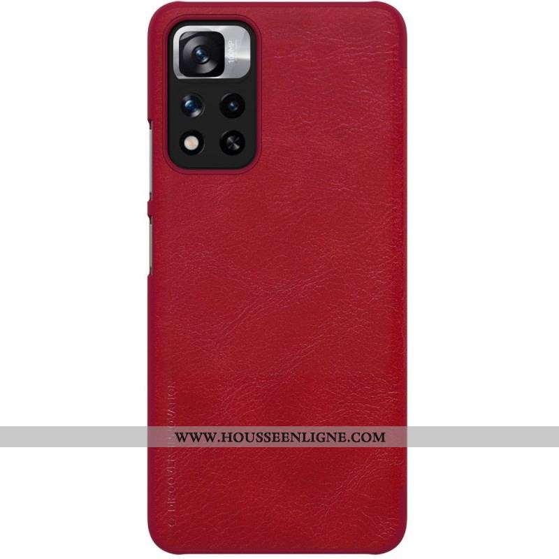 Flip Cover pour Xiaomi Redmi Note 11 Pro Plus 5G Nillkin Qin Series