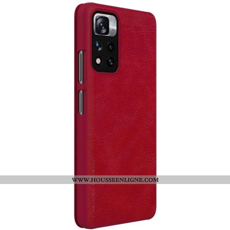 Flip Cover pour Xiaomi Redmi Note 11 Pro Plus 5G Nillkin Qin Series